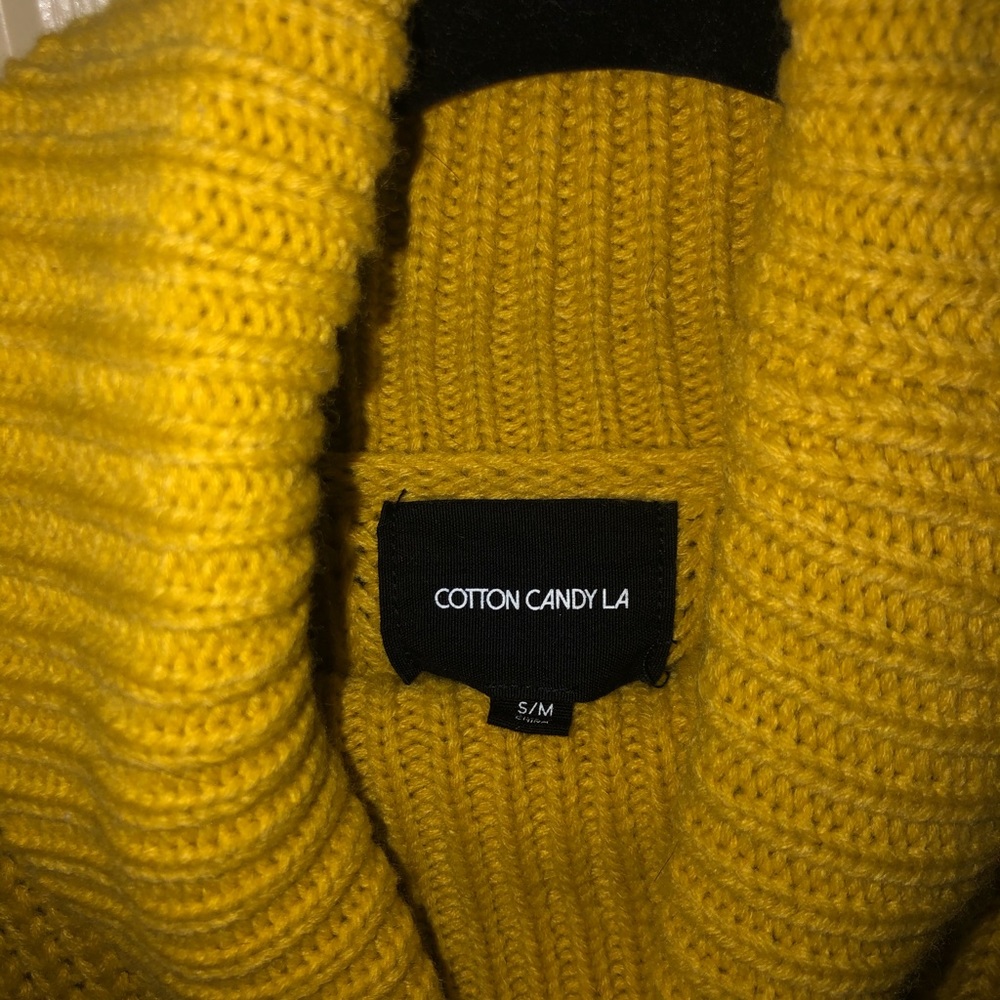 Cotton Candy LA Yellow Sweater - Picture 3 of 3